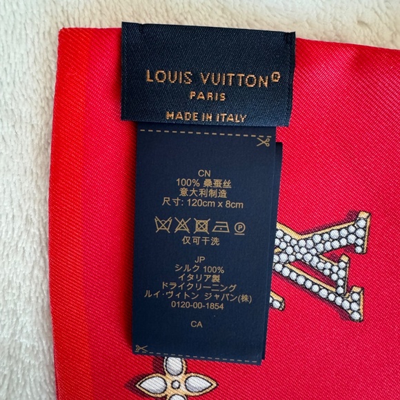 NEW! WITH TAGS LOUIS VUITTON CHINESE NEW YEAR BANDEAU M79478 - RED - Picture 9 of 10